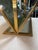 Modern Mid-Century Brass and Green Plexiglass Magazine Holder, Italy For Sale - Image 3 of 7