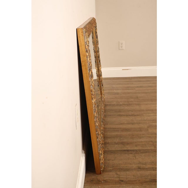 Italian Late 20th Century LaBarge Italian Giltwood Carved Wall Mirror For Sale - Image 3 of 18