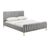 Transitional Angela Grey Queen Bed For Sale - Image 3 of 5