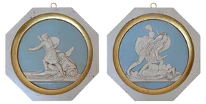 Greek Warriors Wall Medallions from Cupioli Luxury Living, 2018, Set of 2