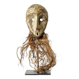 Early 20th Century Lega Bearded Mask For Sale