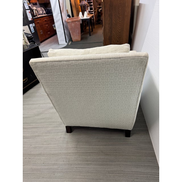 Custom HMS Furniture for Sunrise Home Arm Chair + Ottoman For Sale In San Francisco - Image 6 of 14