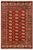 Tribal Bokhara Rust/Beige Hand Knotted Wool Rug For Sale - Image 9 of 9