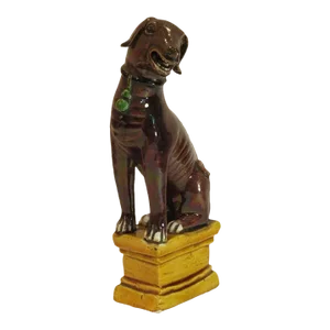 Antique 18th Century Chinese Kangxi Porcelain Hound or Dog Figure