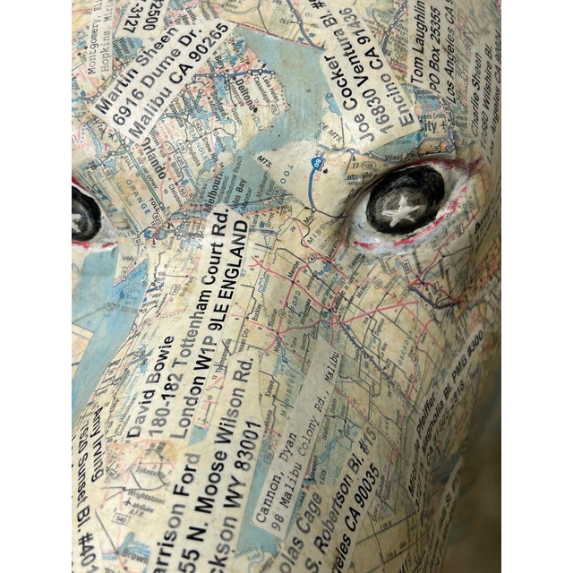 Life-Size Celebrity Collage Labrador Dog Sculpture, Sun Valley, C. 2001 For Sale - Image 9 of 14