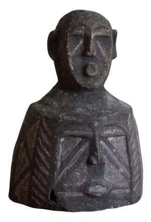 Mid-Century African Wooden Sculpture, 1950s