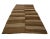 Textile 1960s Vintage Brown Kilim Rug- 6′8″ × 11′11″ For Sale - Image 7 of 7