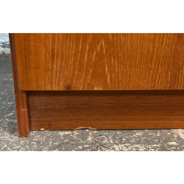 Mid-Century Danish Teak Veneer Bookcase For Sale In New York - Image 6 of 15