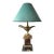 Frederick Cooper Aladdin Genie Table Lamp Brass Marble 28" Hollywood Regency For Sale