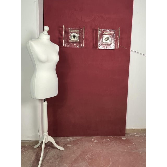 Vintage Glass Wall Lamps from Kalmar, 1960s, Set of 2 For Sale - Image 16 of 18