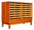 Mid-Century Roll-Top Cabinet in Teak For Sale