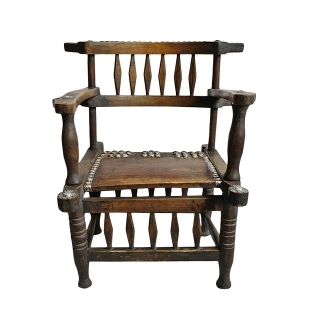 Brown Vintage Malenka Chief Chair For Sale - Image 8 of 8