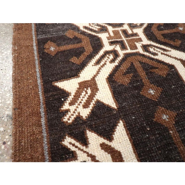 Tribal Galerie Shabab Collection Mid-20th Century Turkish Anatolian Throw Rug For Sale - Image 3 of 8