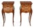 Mid-20th Century Louis XV Marquetry Bedside Tables, Set of 2 For Sale