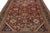 10 X 12 Vintage Persian Mahal Hand-Knotted Wool Rug Red & Navy For Sale - Image 4 of 10