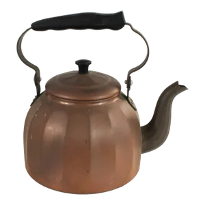Vintage German Copper Tea Kettle