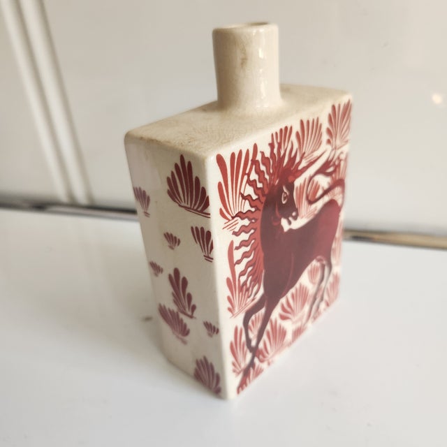 Swedish Mid Century Unicorn Vase For Sale - Image 4 of 4