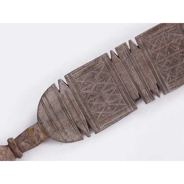 Large Mid-Century Bedouin Tent Beam in Wood, Sahara For Sale - Image 9 of 13