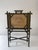 Chinoiserie-Style Magazine Rack in Wood and Silk, 1920s For Sale - Image 18 of 18