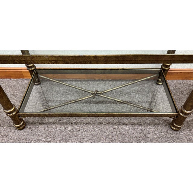 Metal Aged Metal 5-Tier Etagere Display For Sale - Image 7 of 13