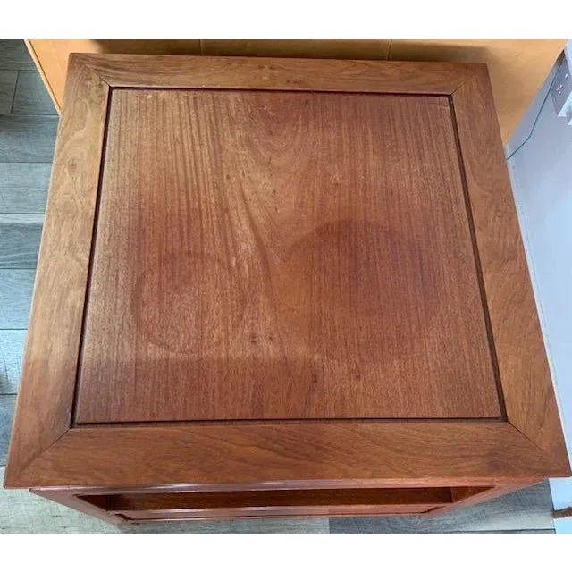 1960s 1960s Vintage Solid Rosewood Chinese End Tables For Sale - Image 5 of 12