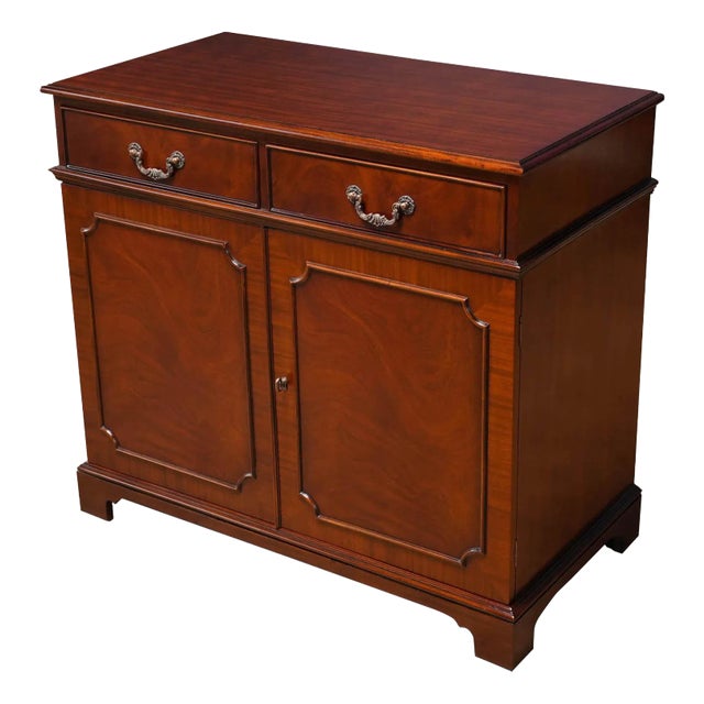 Mahogany Two Door Server For Sale