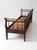 Late 19th Century Antique 19th Century Wooden Spindle Back Bench With Scalloped Crest Rail For Sale - Image 5 of 18
