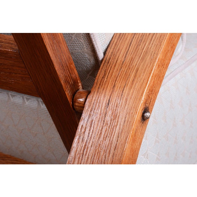 Brown Art Deco Adjustable Armchair by J. Halabala for Up Závody, Czech, 1930s For Sale - Image 8 of 18