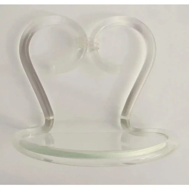 Mid-Century Modern Lucite Reflectone Corp. Shelf 1952 For Sale - Image 3 of 4