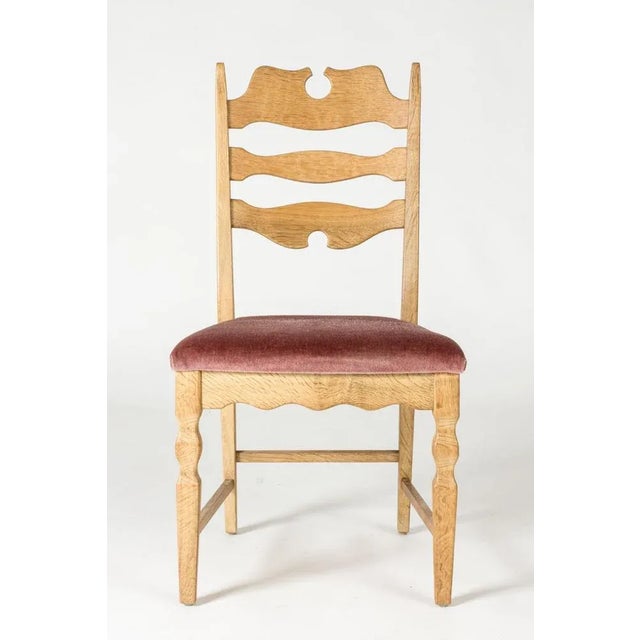 1960s Modernist Razorblade Dining Chairs by Henning Kjærnulf, 1960s For Sale - Image 5 of 10