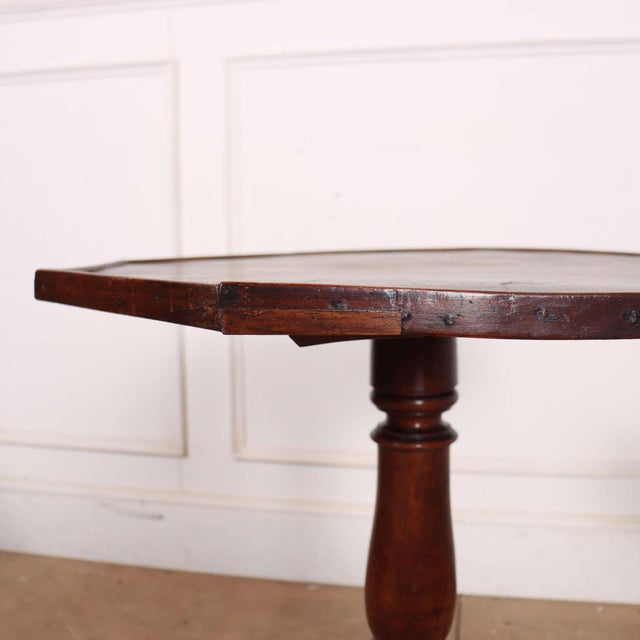 Vintage English Occasional Lamp Table For Sale - Image 3 of 8