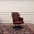 Brown English Oxblood Chesterfield Office Chair For Sale - Image 8 of 8