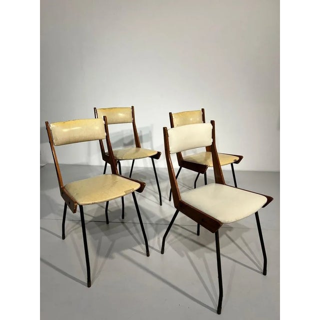 Metal Vintage Chairs by Carlo Ratti, Set of 4 For Sale - Image 7 of 7