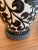 Ceramic 1970s Black and White Painted Ceramic Vases - a Pair For Sale - Image 7 of 11