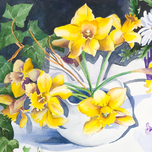 Illustration Spring Still Life - Tomoko Parry, C. 1990s For Sale - Image 3 of 10