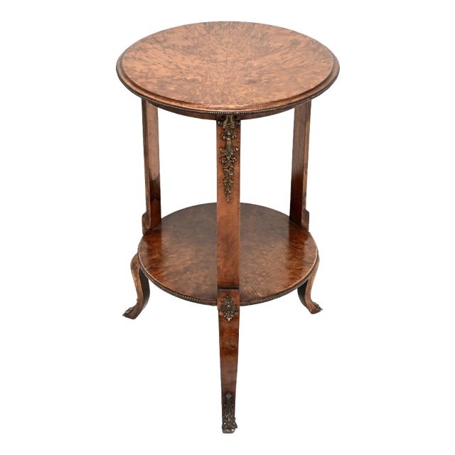 Antique French Occasional Side Table, 1890s For Sale