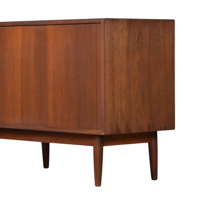 Pair of Danish Teak Cabinets With Tambour Doors by Lyby Mobler For Sale - Image 10 of 14