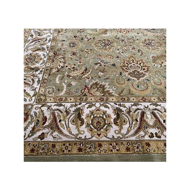 10x14 Indian Agra Area Rug - 106226 For Sale - Image 9 of 15