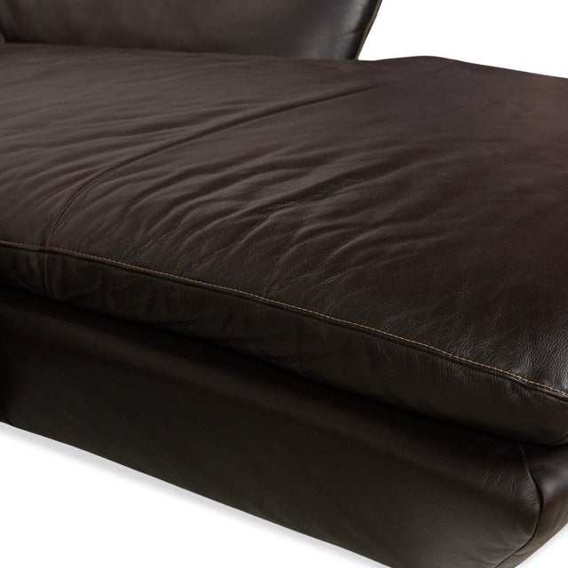 Brown Leather Corner Sofa from Mondo For Sale - Image 4 of 13