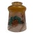 1930s Arts and Crafts Painted Glass Chandelier or Light Shade For Sale