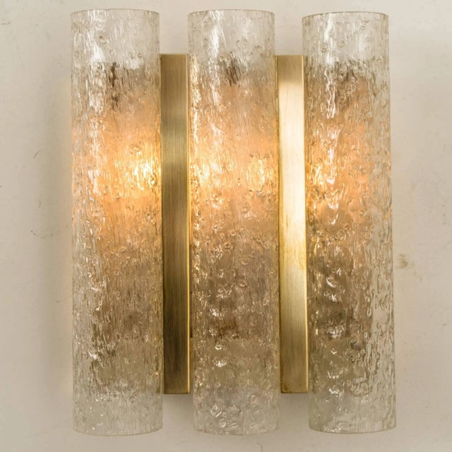 Metal Glass and Brass Light Fixtures from Doria, Germany, 1960s, Set of 6 For Sale - Image 7 of 18