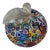 Vintage Murano Millefiori Apple Paperweight For Sale