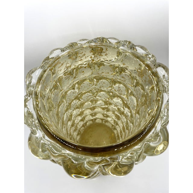 Vintage Lenti Series Vase by Ercole Barovier for Barovier & Toso, 1980s For Sale - Image 4 of 7