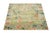 2010s Rug & Kilim’s Chinese Art Deco Style Square Rug in Blue and Green With Florals For Sale - Image 5 of 7