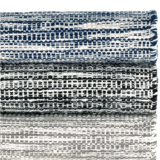 Contemporary Dash & Albert by Annie Selke Tideline Grey Indoor/Outdoor Rug, 8' 6" x 11' 6" For Sale - Image 3 of 4