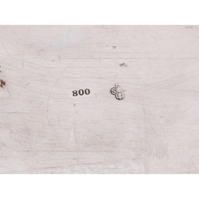 Silver Late 19th C German Rococo Silver Repousse Trinket Box For Sale - Image 8 of 16