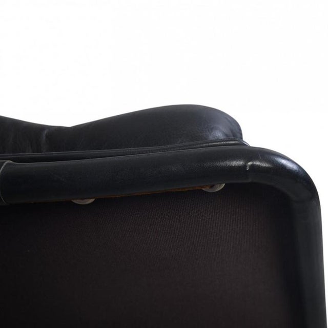 Jetson Chair in Black Leather by Bruno Mathsson, 2006 For Sale - Image 12 of 16
