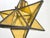 1960s Gold Glass Star Light For Sale - Image 13 of 18