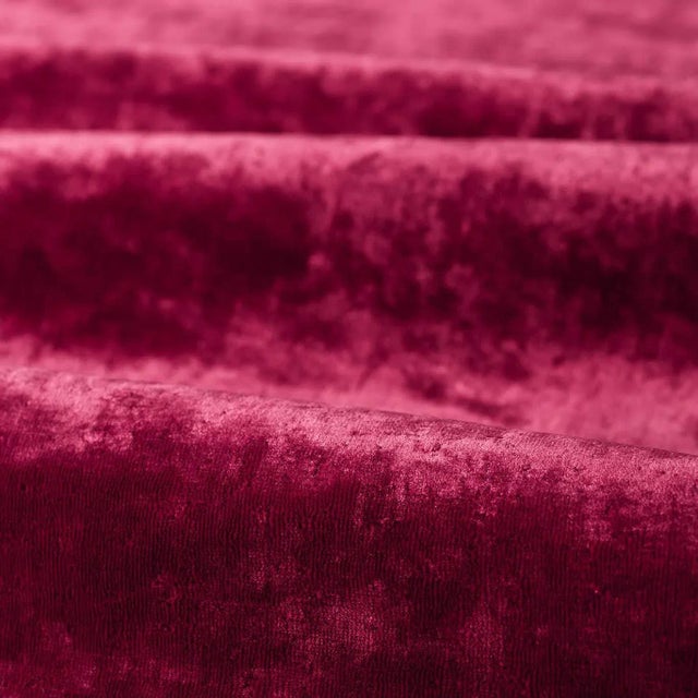 Zoffany Curzon Fabric in Burgundy - a Sample For Sale