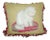 19th Century Needlepoint Cat Pillow For Sale